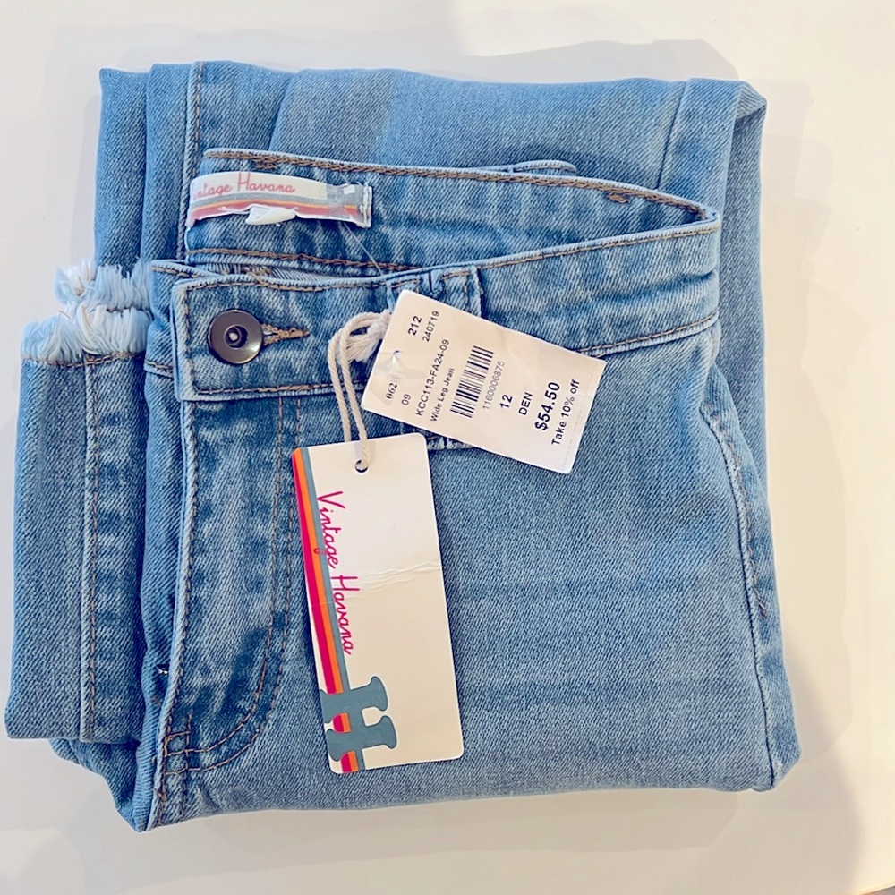 Girls Vintage Havana jeans NWT